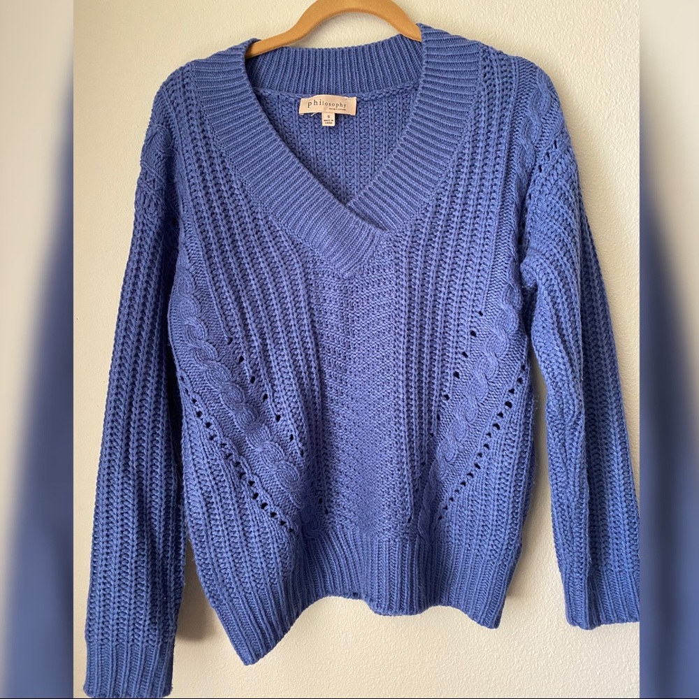 Cozy Knit V-neck Sweater